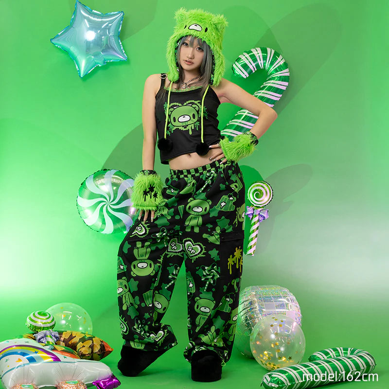 ACDC RAG Gloomy x Sophie Powers Jelly Camisole – Black/Green