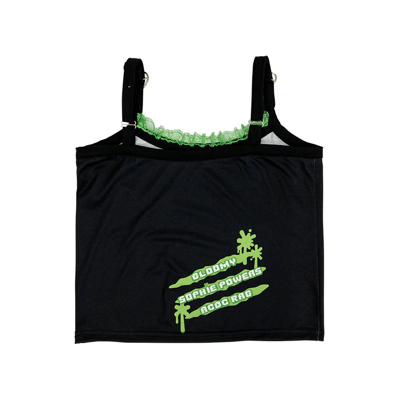 ACDC RAG Gloomy x Sophie Powers Jelly Camisole – Black/Green