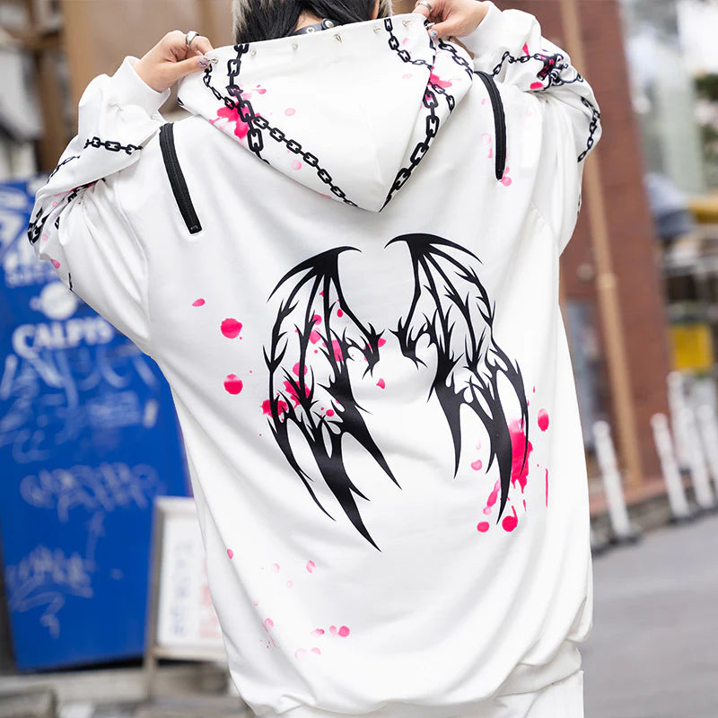 ACDC RAG × SUNCITYDOLL - Sweet My Pain Hoodie 달콤한 White