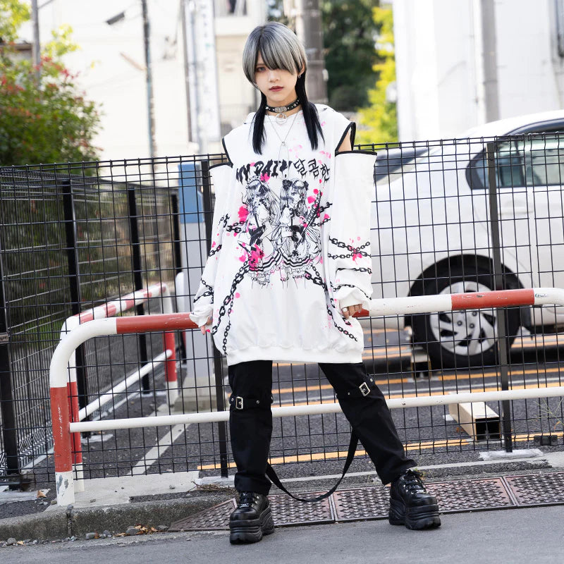 ACDC RAG × SUNCITYDOLL - Sweet My Pain Hoodie 달콤한 White
