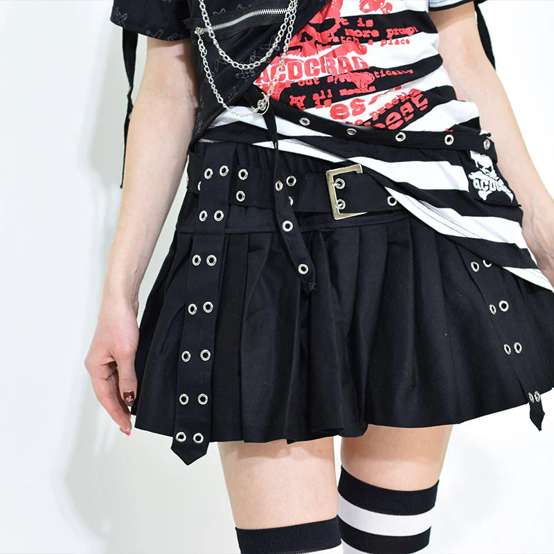 ACDC RAG Pleated Pants Skirt