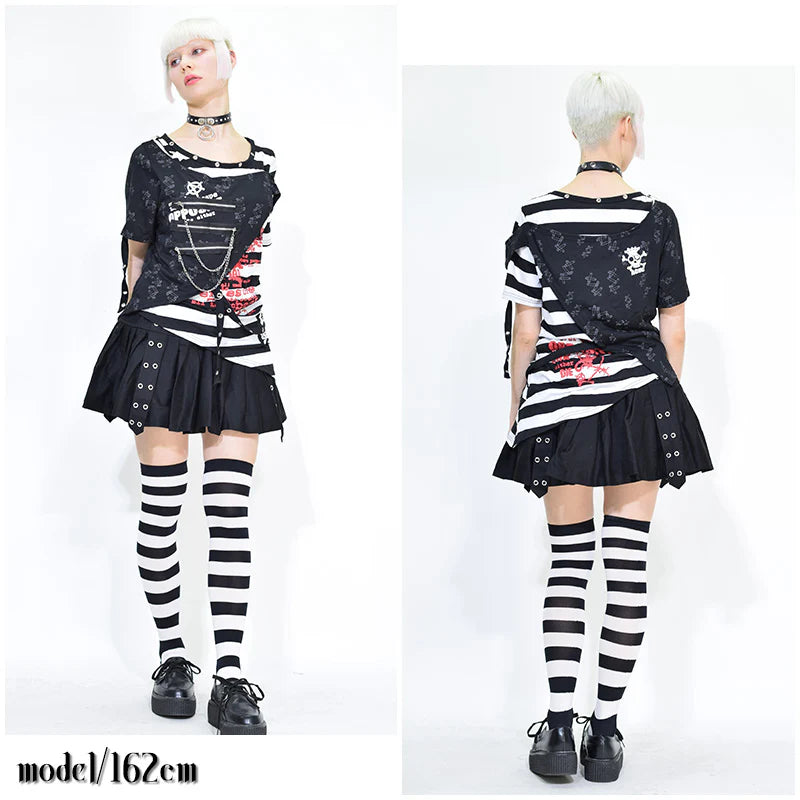 ACDC RAG Pleated Pants Skirt