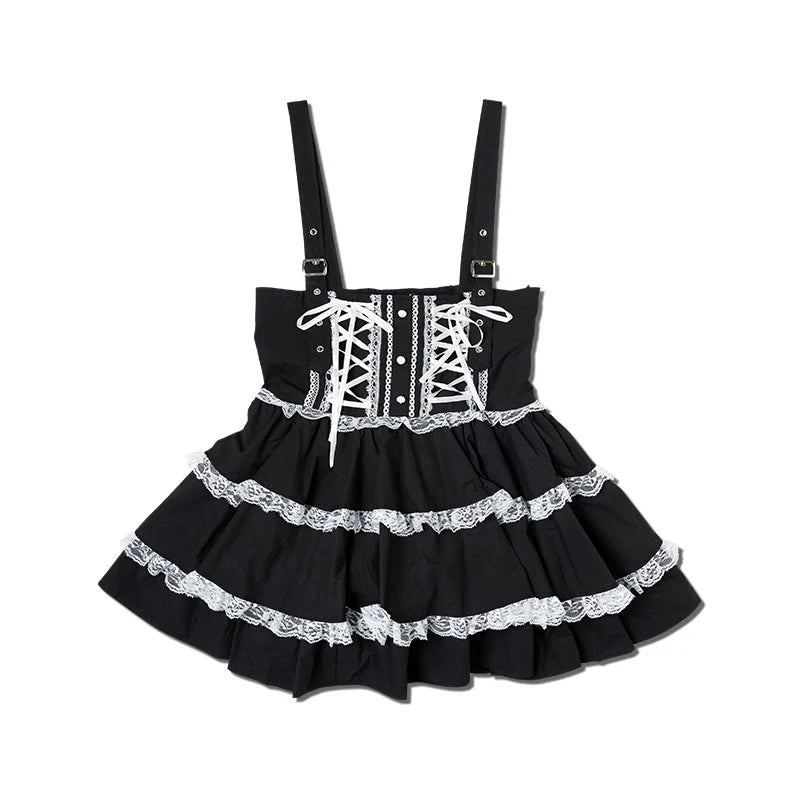 ACDC RAG 3 Jumper Skirt – Black