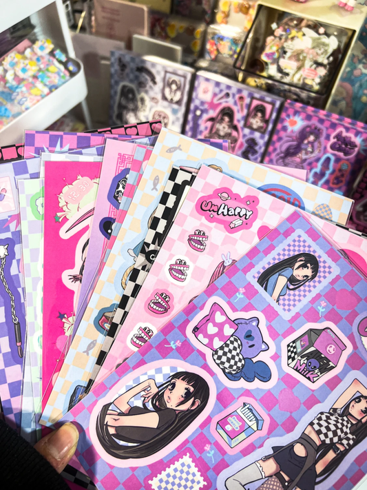 Official Always Domi World Sticker Sheets