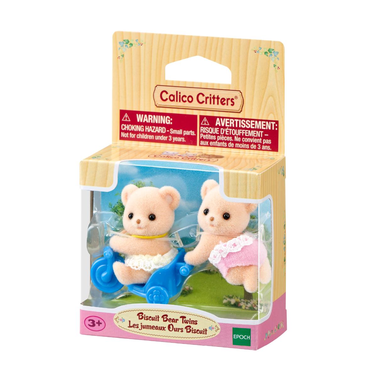 NEW! Calico Critters - Biscuit Bear Twins