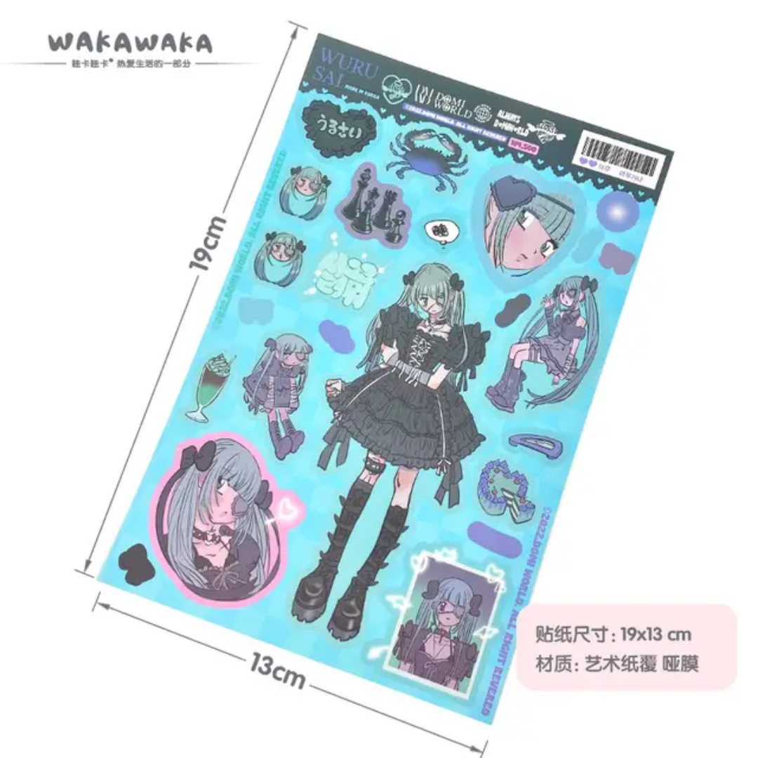 (COMING SOON) Official Domi World Sticker Sheets