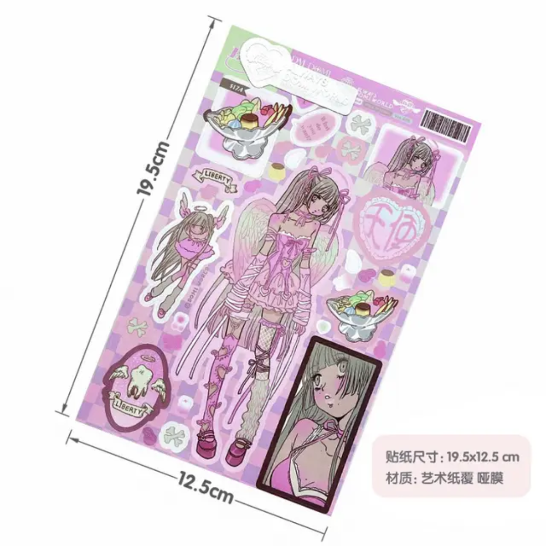 (COMING SOON) Official Domi World Sticker Sheets