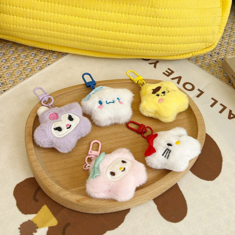 Keychains - Fuzzy Sanmimi Star