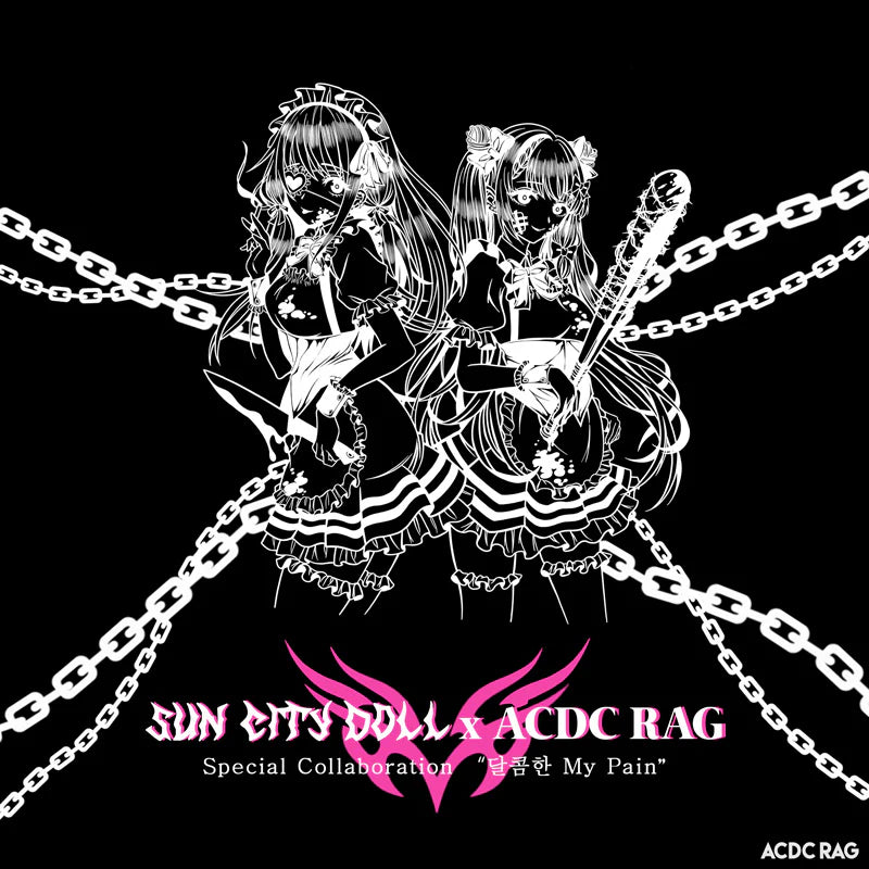 ACDC RAG × SUNCITYDOLL - Sweet My Pain Hoodie 달콤한 White