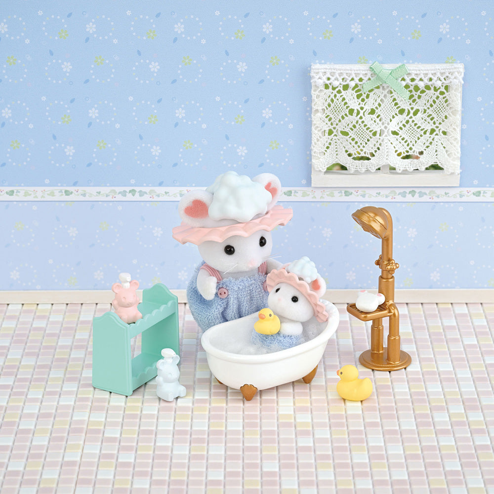 Calico Critters - Frères et sœurs à bulles de bain