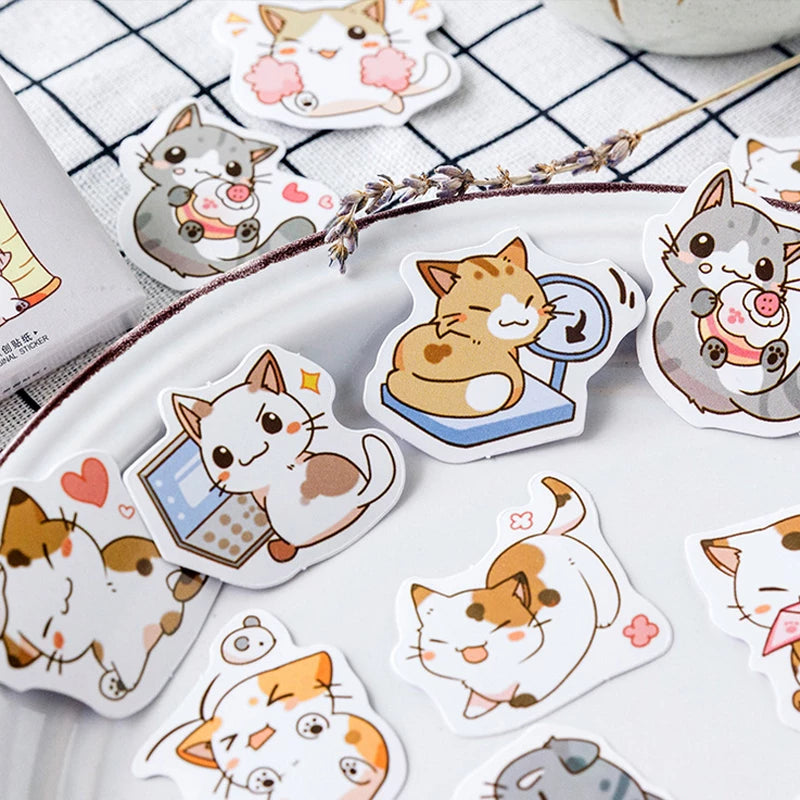 Sticker Box - Cartoon Cats