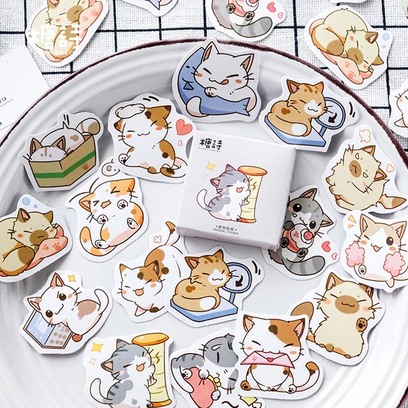 Sticker Box - Cartoon Cats
