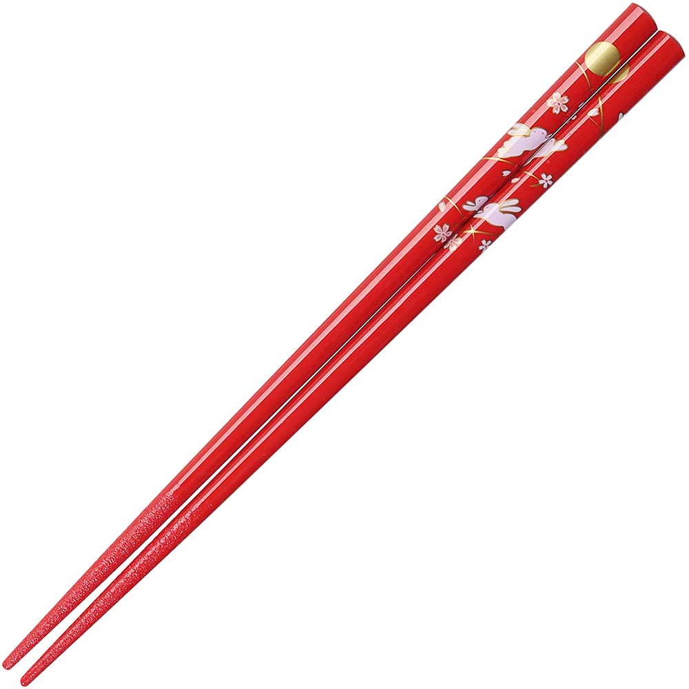 Chopsticks - Sakura Bunny - Red Golden Moon