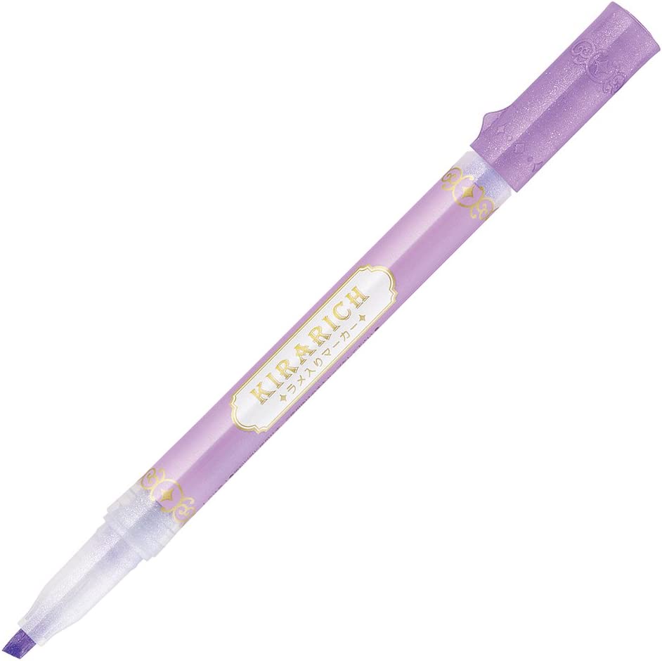 Zebra Kirarich Sparkle Glitter Highlighters Set of 5