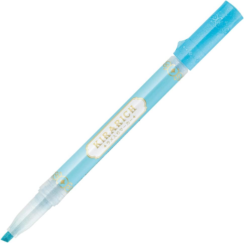 Zebra Kirarich Sparkle Glitter Highlighters Set of 5