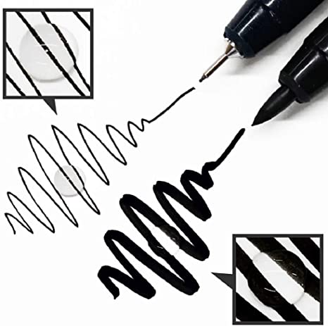 (NEW ARRIVAL) Kuretake ZIG - Cartoonist Mangaka - Black - Set of 3