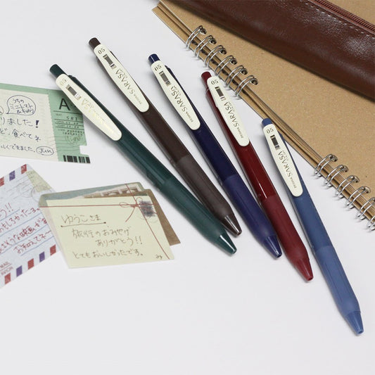 RESTOCK! Zebra Sarasa Clip - 0.5mm - Vintage Collection 1 - Set of 5