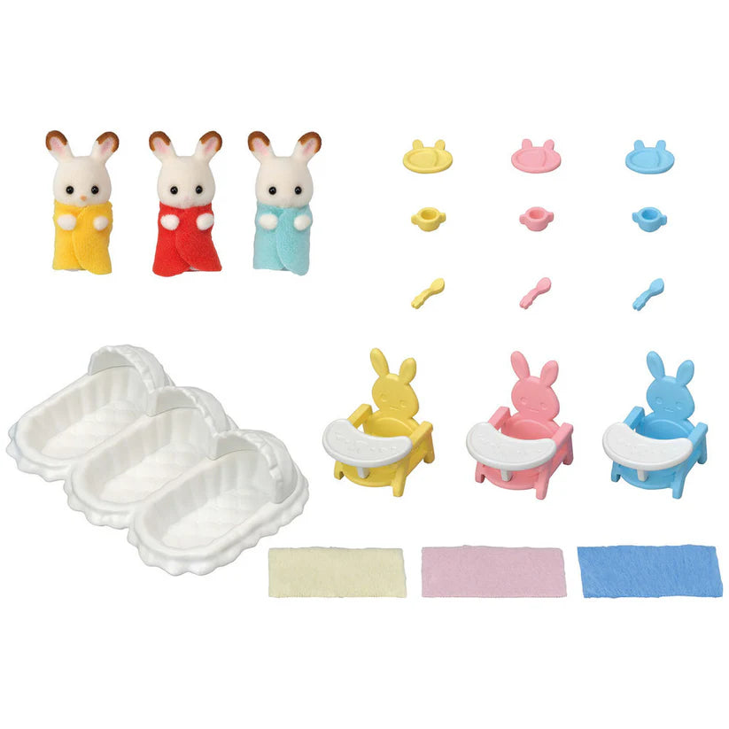 Calico Critters - Triplets Care Set