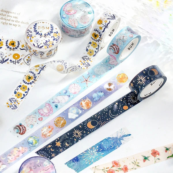 NEW! BGM Washi Tape - Little Cosmo