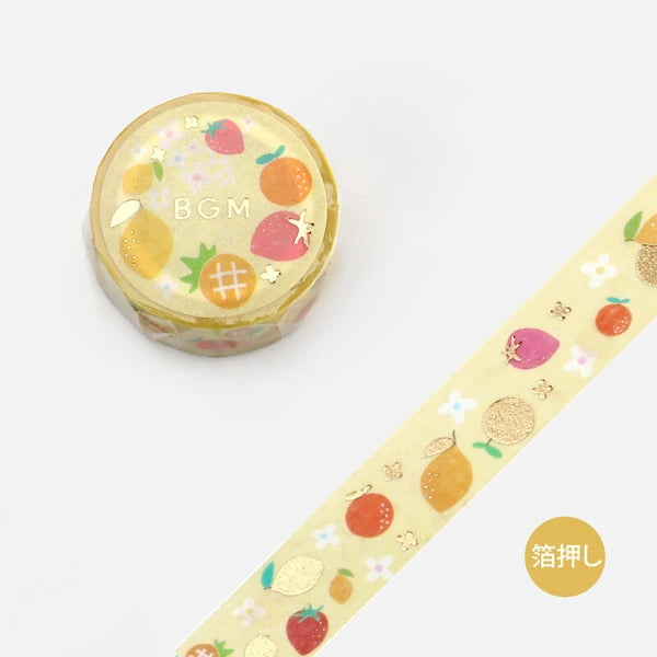 NEW! BGM Washi Tape - Vitamin