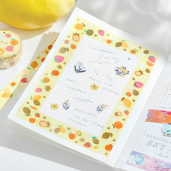 NEW! BGM Washi Tape - Vitamin