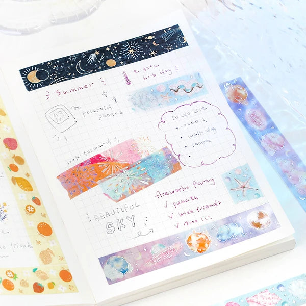 NEW! BGM Washi Tape - Little Cosmo