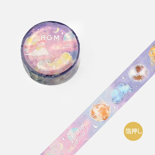 PRE-ORDER MAY! BGM Washi Tape - Little Cosmo