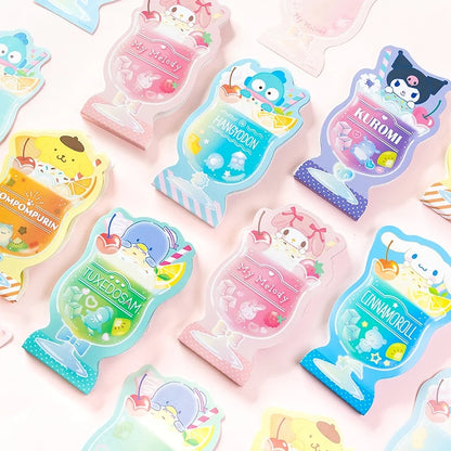 Sanrio Characters - Notepad Floating Ice Cream Soda Summer Series