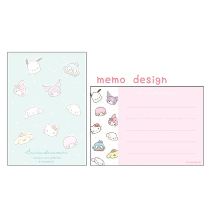 Sanrio Characters - T'S FACTORY Memo Pad collection Face