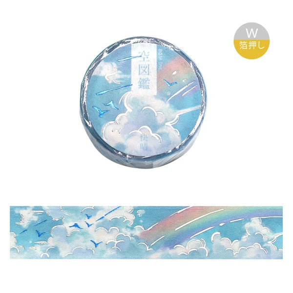 NEW! BGM Washi Tape - Sky Illustration - Sunny Sky