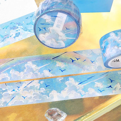 NEW! BGM Washi Tape - Sky Illustration - Sunny Sky