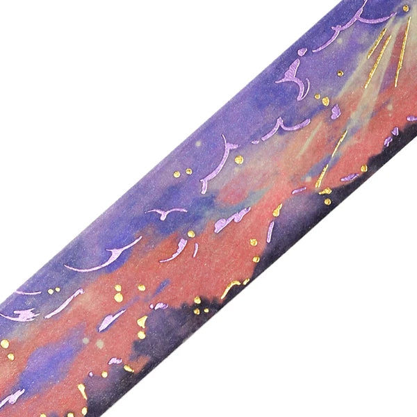 NEW! BGM Washi Tape - Sky Illustration - Evening Dusk