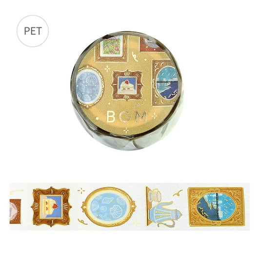 NEW! BGM Clear PET Tape - Life Series - Decorative Painting