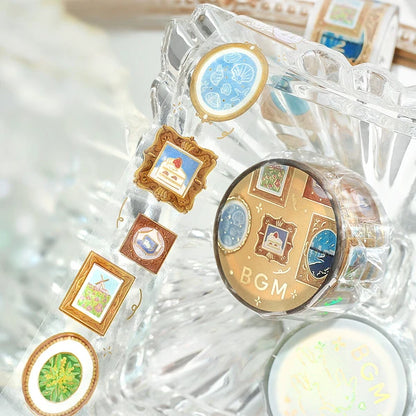 NEW! BGM Clear PET Tape - Life Series - Decorative Painting
