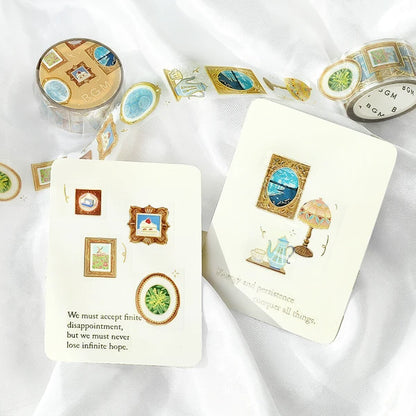 NEW! BGM Clear PET Tape - Life Series - Decorative Painting