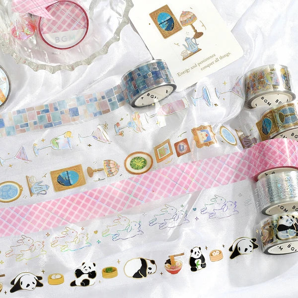 NEW! BGM Clear PET Tape - Life Series - Empty Cocktail