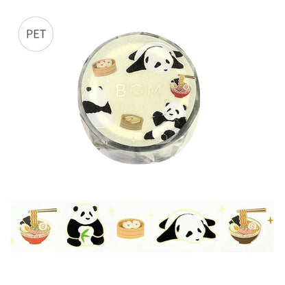 NEW! BGM Clear PET Tape - Life Series - Chinese Panda