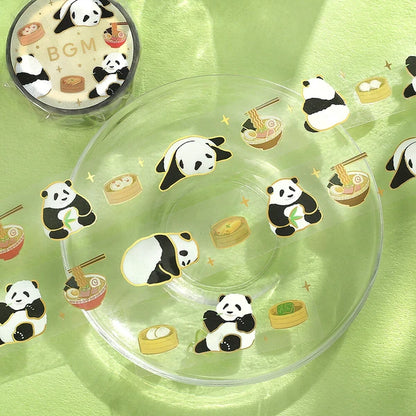 NEW! BGM Clear PET Tape - Life Series - Chinese Panda