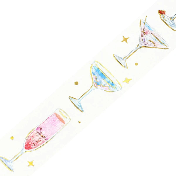 NEW! BGM Clear PET Tape - Life Series - Empty Cocktail
