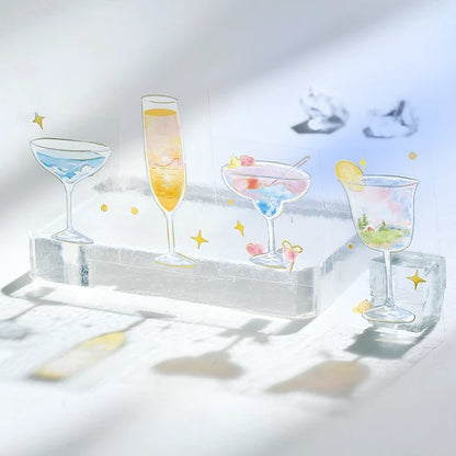 NEW! BGM Clear PET Tape - Life Series - Empty Cocktail
