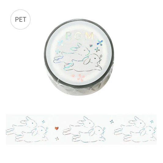 PRE-ORDER MAY! BGM Clear PET Tape - Life Series - Bunny