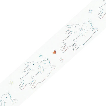 NEW! BGM Clear PET Tape - Life Series - Bunny