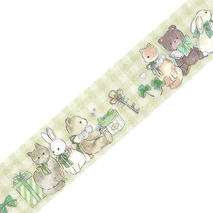 NEW! BGM Washi Tape - Marchen Party Holographic Foil - Garden