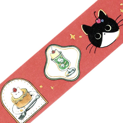 NEW! BGM Washi Tape - Black Cat Café - Frame