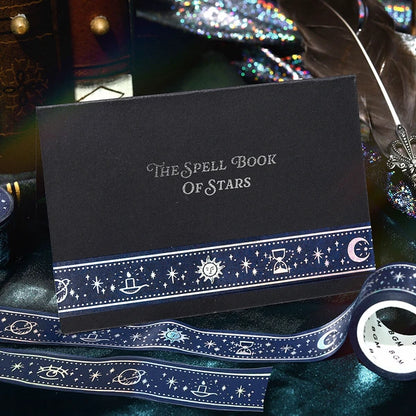 PRE-ORDER MAY! BGM Washi Tape - Star Magic Book - Blue