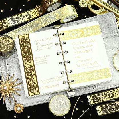 NEW! BGM Washi Tape - Star Magic Book - Light