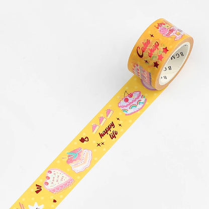 NEW! BGM Washi Tape - Cake Shop Sweet Treats
