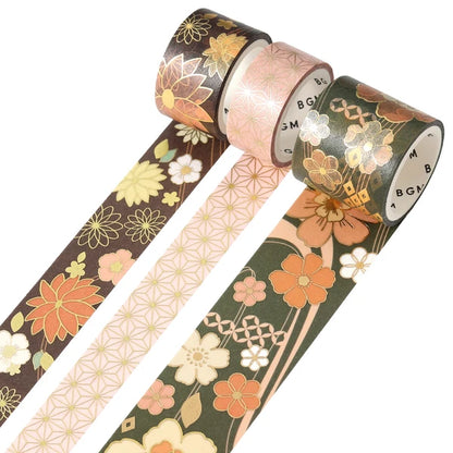 NEW! BGM Washi Tape - The Colors of Japanese Dress - Dark Green