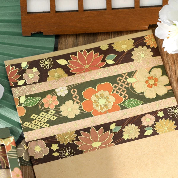 NEW! BGM Washi Tape - The Colors of Japanese Dress - Dark Green