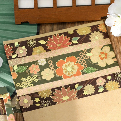 NEW! BGM Washi Tape - The Colors of Japanese Dress - Dark Green